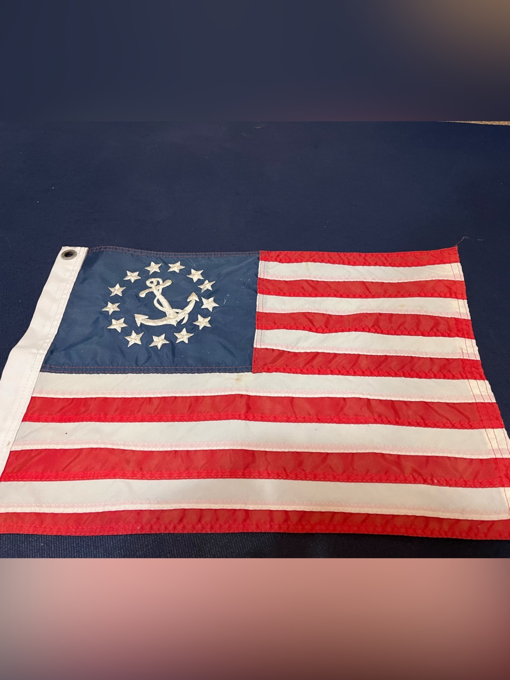Vintage Pioneer 13 Star Nautical Mini American flag
